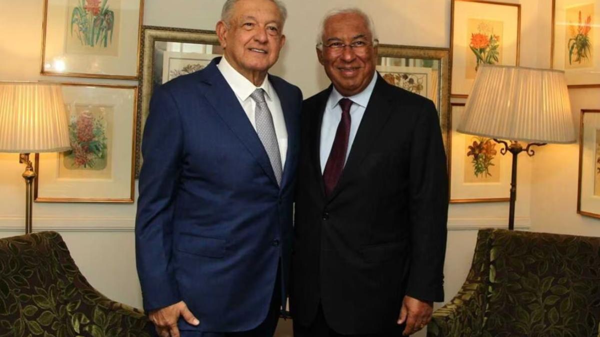 AMLO inicia actividades en Chile; visita a primer ministro de Portugal y Boric lo recibe en Palacio