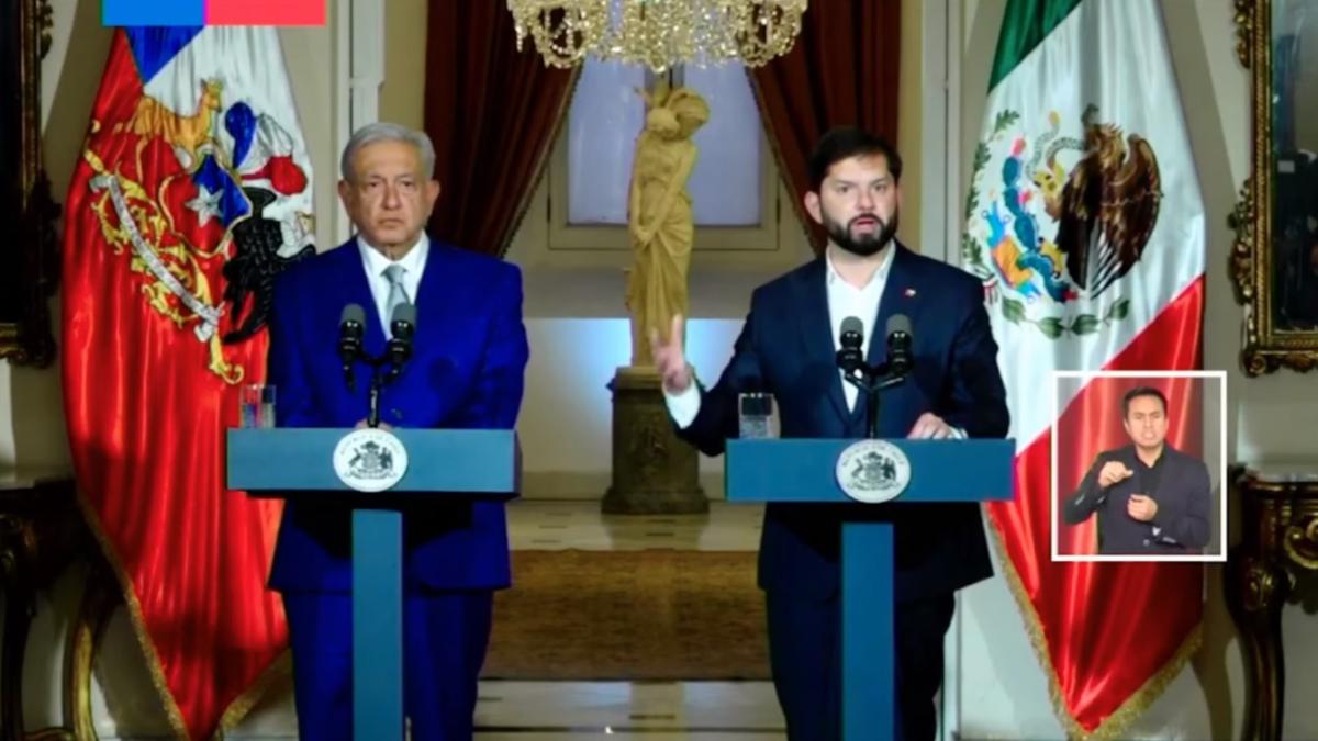 ‘Al pueblo de Chile y de México los une la historia’, afirma AMLO junto a Boric