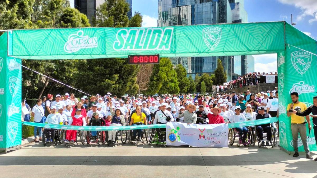 Cuajimalpa realiza ‘Capaces, rodada incluyente 2023’ │ FOTOS