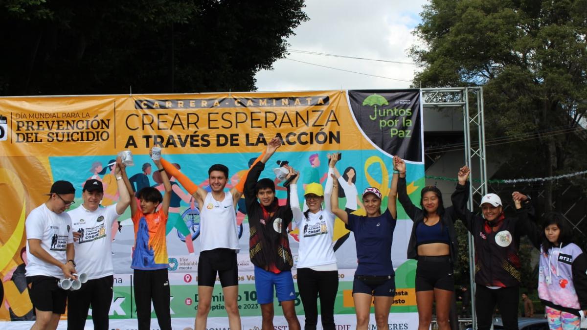 Realizan carrera por Día Mundial para la Prevención del Suicidio en la CDMX