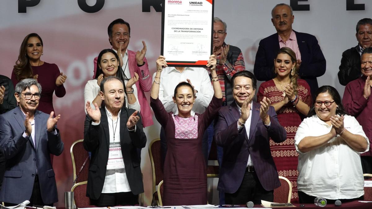 Claudia Sheinbaum recibe constancia como Coordinadora de la Cuarta Transformación