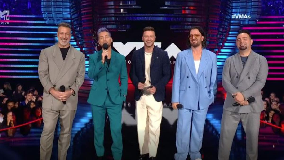 ¡Dosis de nostalgia! NSYNC sorprende con su reencuentro en los MTV VMAs 2023 | VIDEO