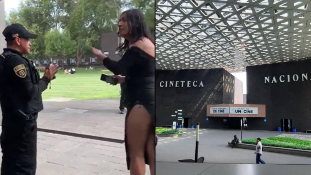 VIDEO. Policía saca a la fuerza a mujer trans del baño de mujeres en Cineteca de CDMX