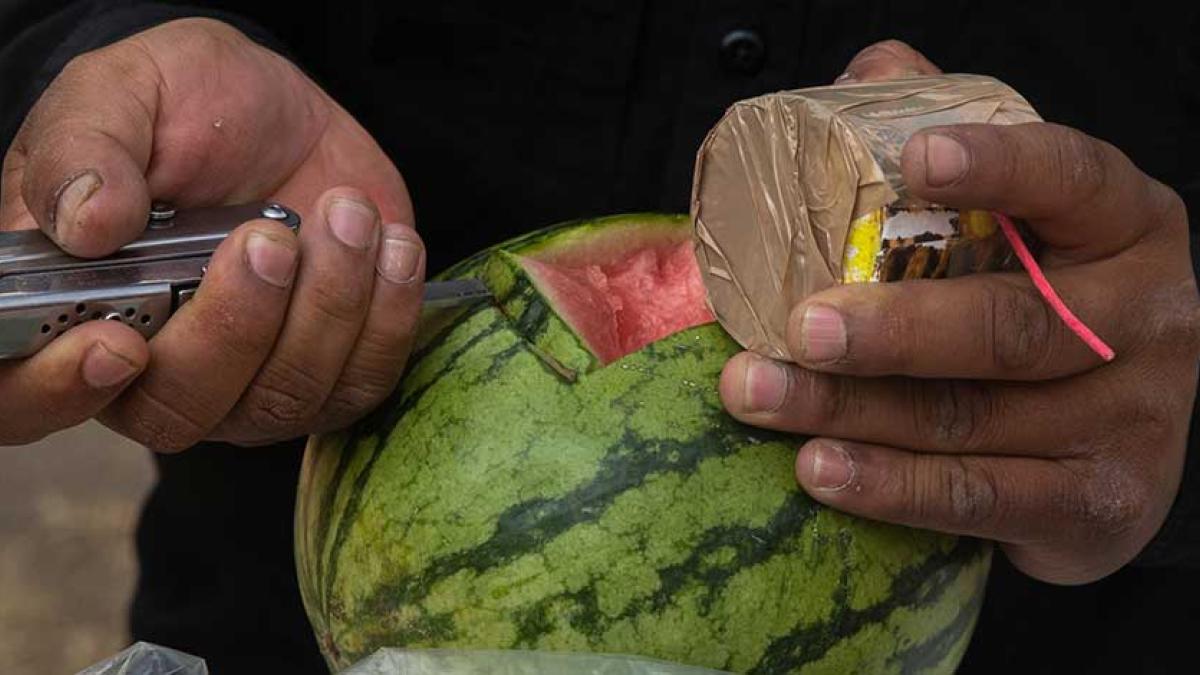 Con sandías y cocos, ejemplifican riesgos de pirotecnia; tómalo en cuenta si festejas el 15 de septiembre con cohetes