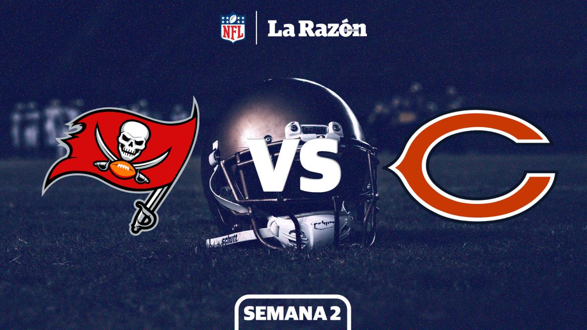 Tampa Bay Buccaneers vs Chicago Bears: Horario y canal dónde ver EN VIVO el juego de Semana 2 GRATIS