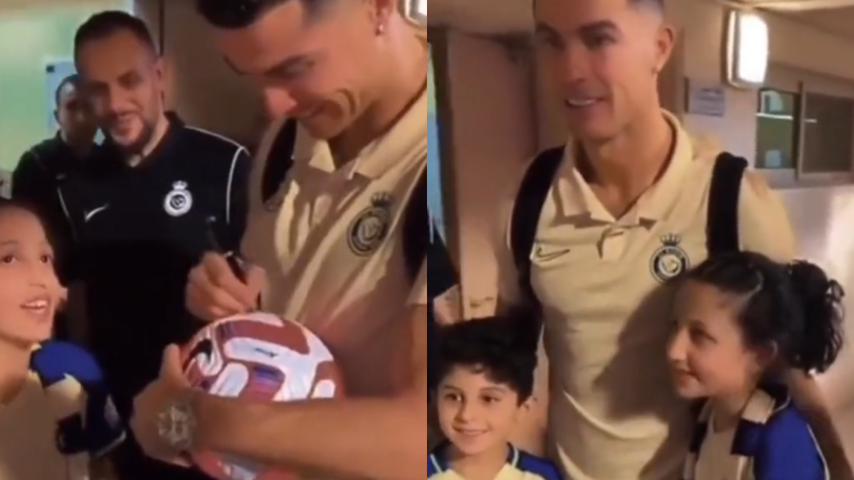 Cristiano Ronaldo cumple el sueño de una pequeña niña y recibió un emotivo mensaje que conmovió al mundo