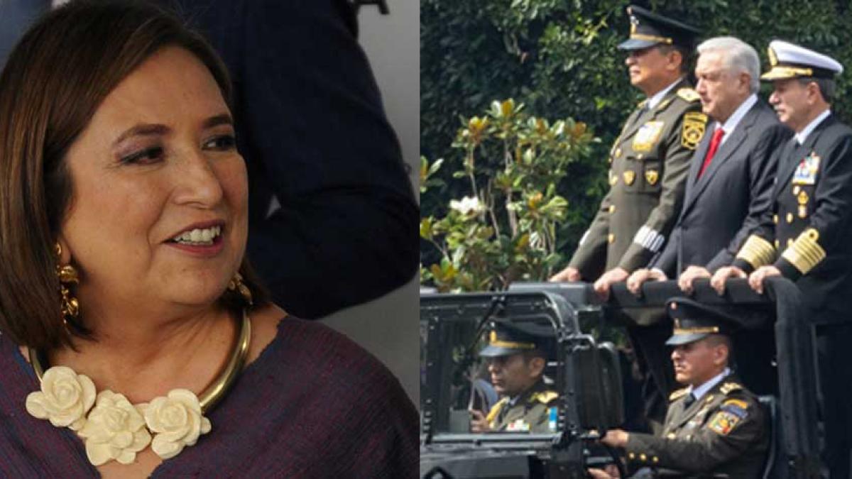 Xóchitl Gálvez critica a AMLO por invitar a militares de gobiernos autoritarios a desfile