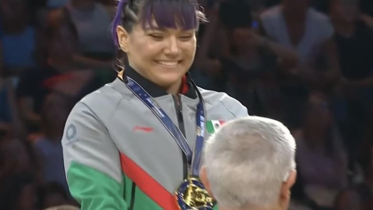 ​¡Orgullo mexicano! Alexa Moreno gana oro en la Copa Mundial de Gimnasia Artística