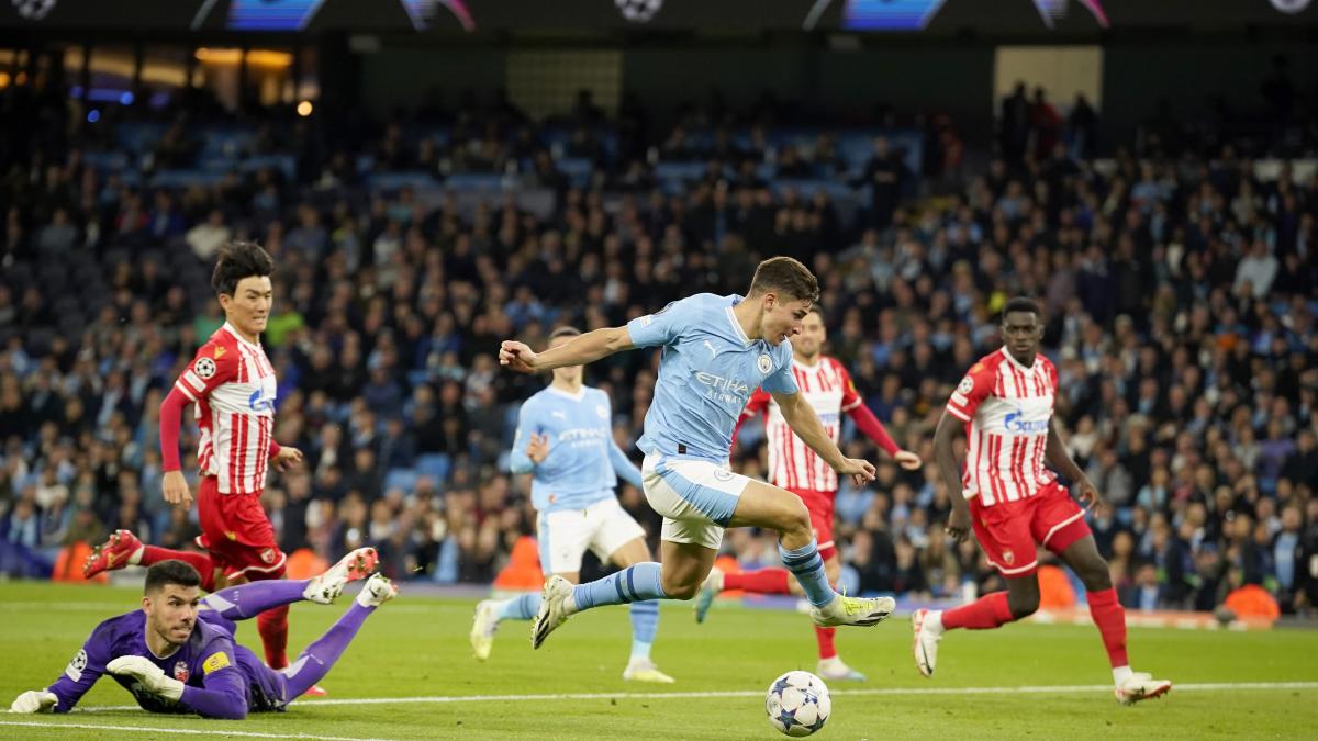 Manchester City vs Estrella Roja: Resumen, goles y ganador del partido de Champions League (VIDEO)