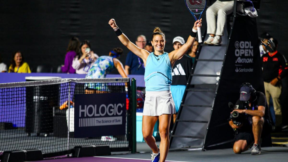 WTA Guadalajara Open AKRON 2023: Maria Sakkari vence a Caroline Garcia y se instala en la final