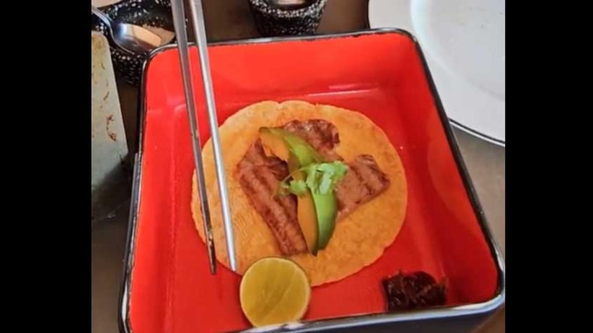 ¡Un taco en casi 800 pesos!: Critican a restaurante que lo vende y a quien lo compra │ VIDEO