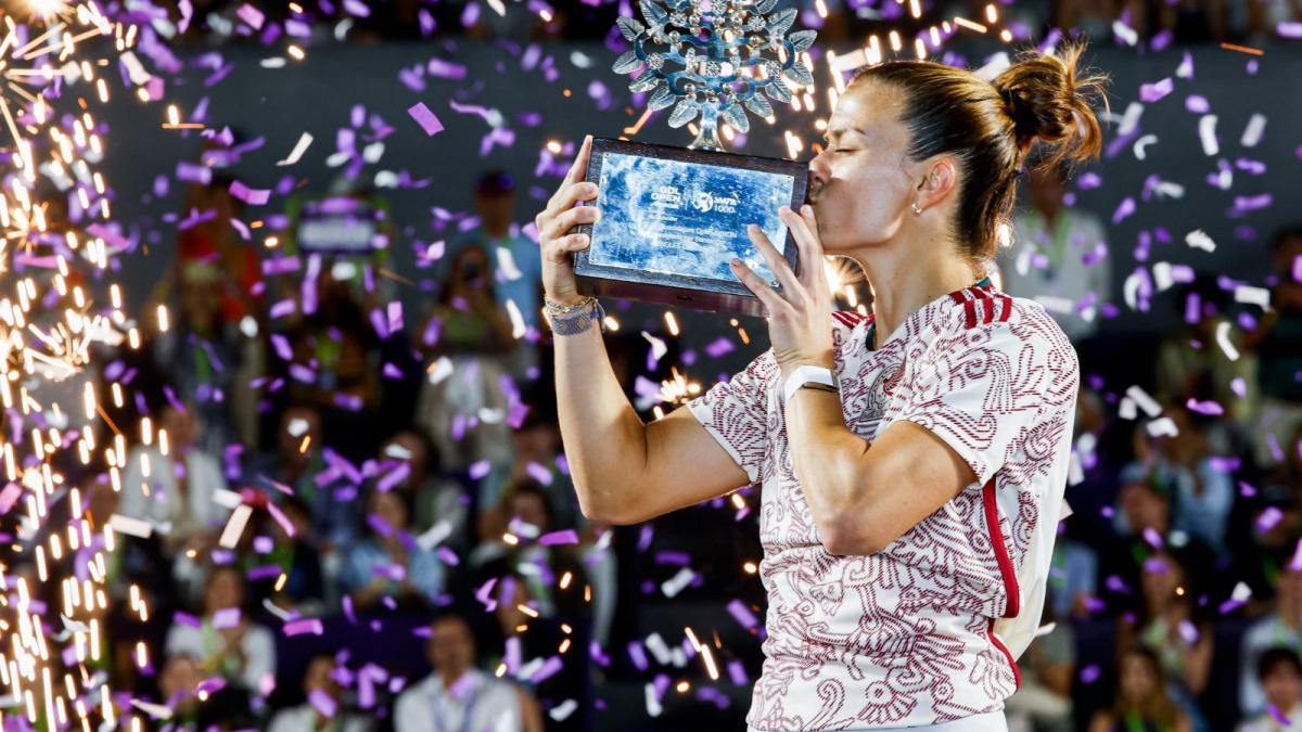 WTA Guadalajara Open AKRON 2024 | Maria Sakkari defenderá su corona en México