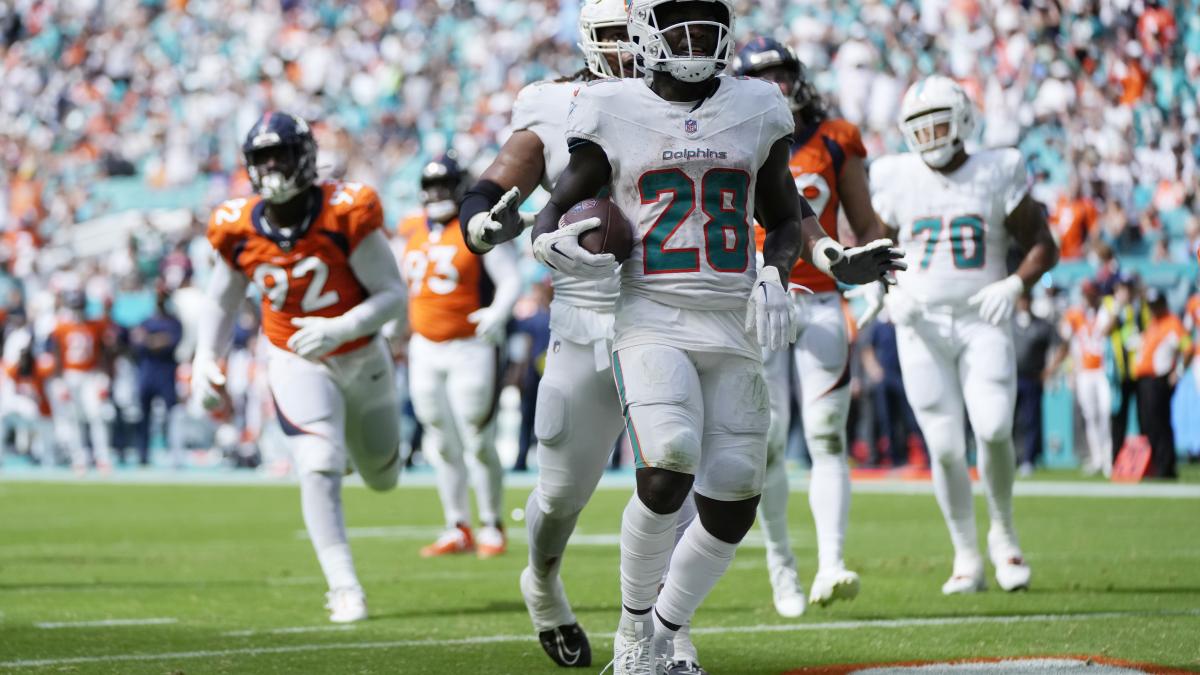 NFL: Miami Dolphins humillan 70-20 a Broncos Denver e imponen marca histórica en la liga