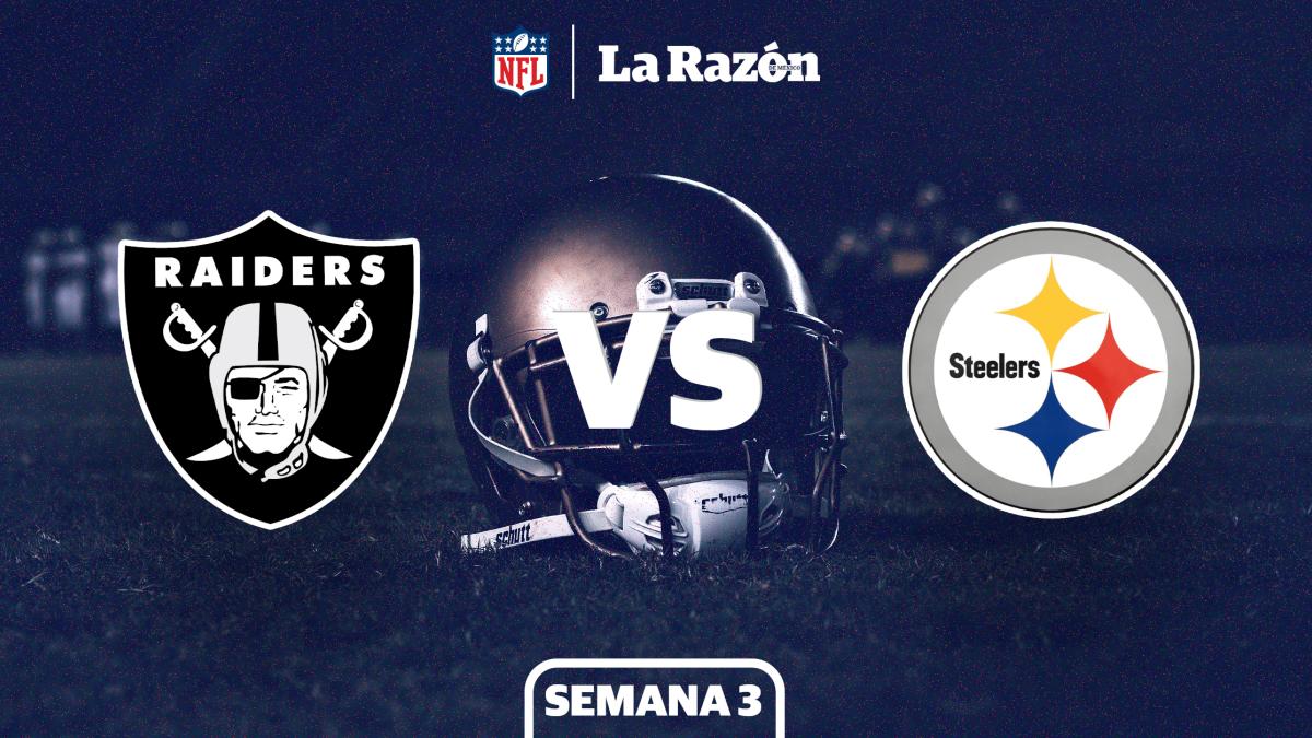 Las Vegas Raiders vs Pittsburgh Steelers: Horario y canal dónde ver EN VIVO el juego de Semana 3 de la NFL GRATIS