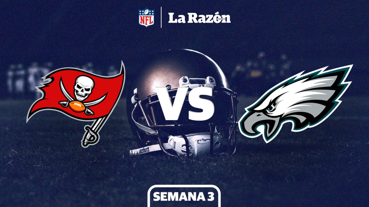 Tampa Bay Buccaneers vs Philadelphia Eagles: Horario y canal dónde ver EN VIVO el juego de Semana 3 de la NFL GRATIS