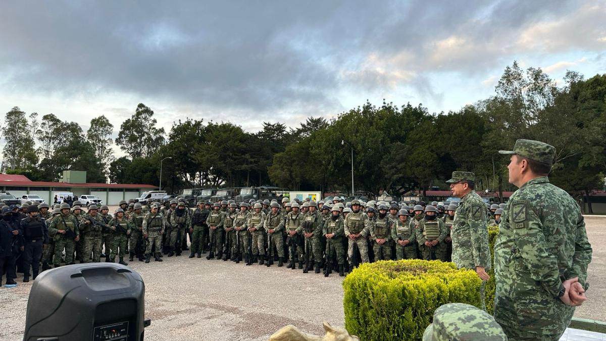 Elementos de la Sedena, GN, SSyPC y FGE arriban a Frontera Comalapa para resguardar a la población