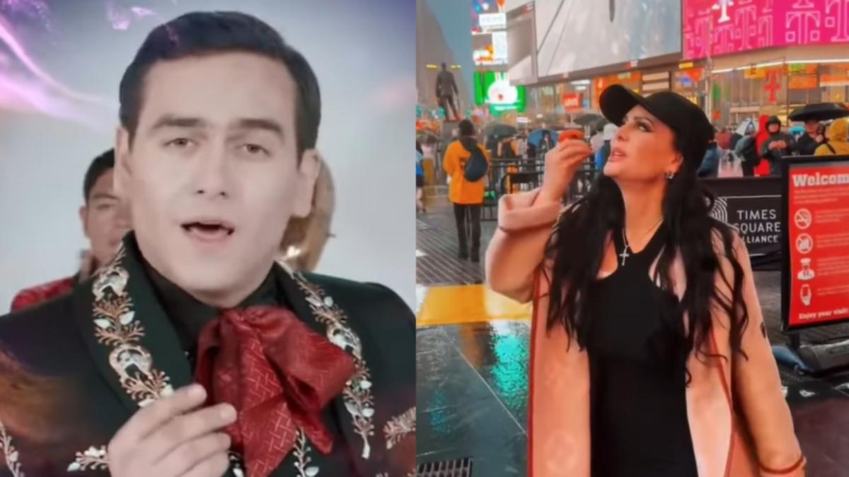 Maribel Guardia rinde emotivo homenaje a su hijo, Julián Figueroa, desde Times Square