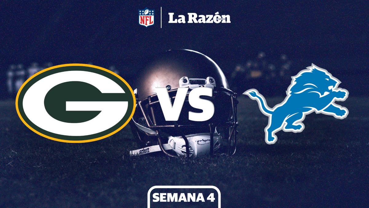 Green Bay Packers vs Detroits Lions: Horario y canal dónde ver EN VIVO el juego de Semana 4 NFL GRATIS