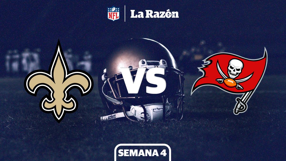 New Orleans Saints vs Tampa Bay Buccaneers: Horario y canal dónde ver EN VIVO el juego de Semana 4 NFL GRATIS