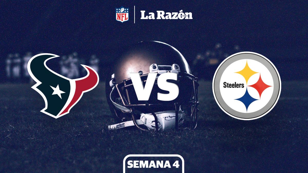 Houston Texans vs Pittsburgh Steelers: Horario y canal dónde ver EN VIVO el juego de Semana 4 NFL GRATIS