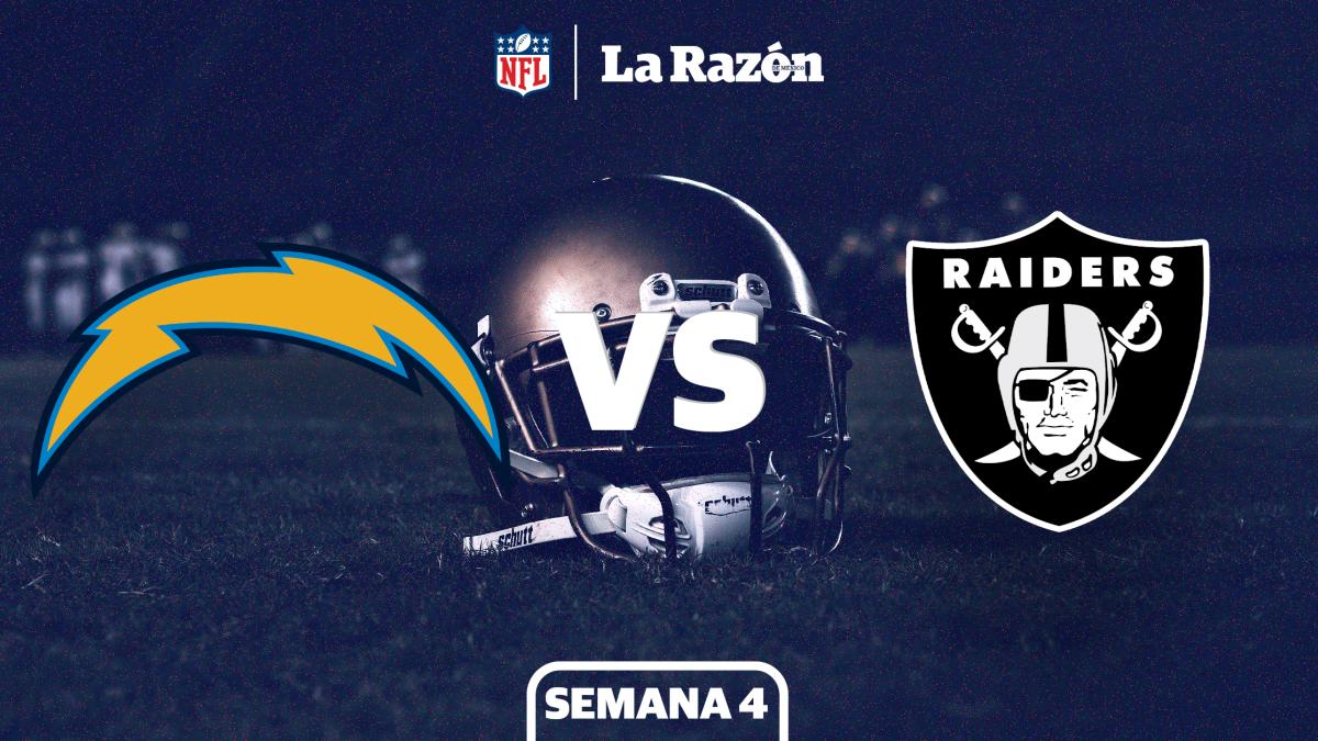 Chargers vs Raiders: Cómo ver por TV en español el juego para