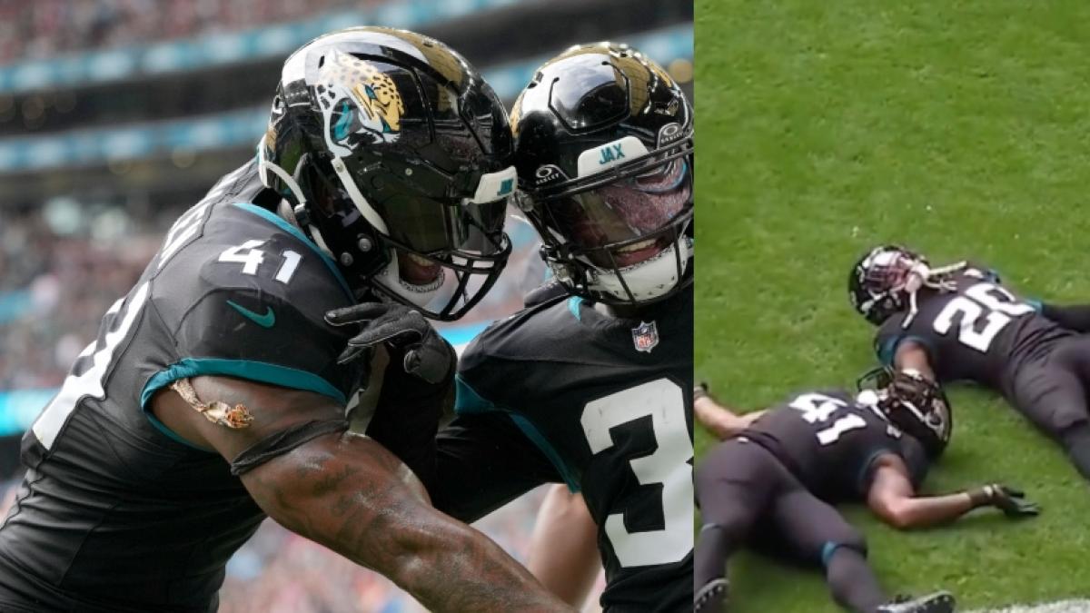 NFL: Jugadores de los Jacksonville Jaguars celebran como los juguetes de Andy de Toy Story ante los Atlanta Falcons (VIDEO)