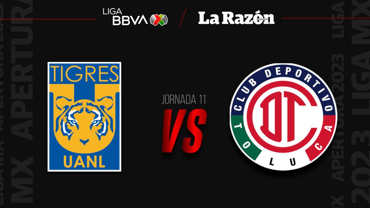 Tigres vs Toluca: Hora y en qué canal pasan EN VIVO el partido de la Jornada 11 del Apertura 2023