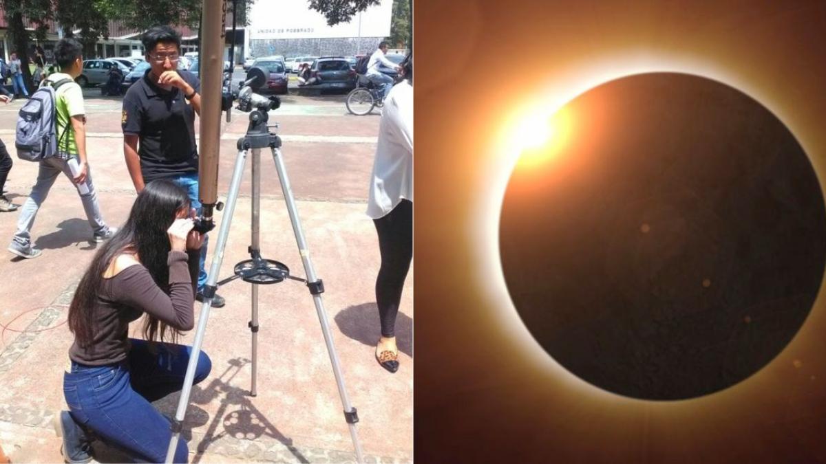 UNAM advierte este daño irreversible por mirar el eclipse solar sin lentes especiales o protección