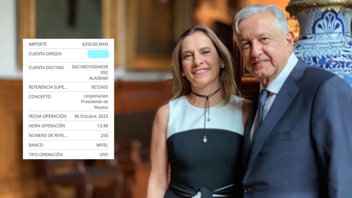 AMLO y Beatriz Gutiérrez se suman con 250 pesos a “vaquita” para Carlos  Alazraki