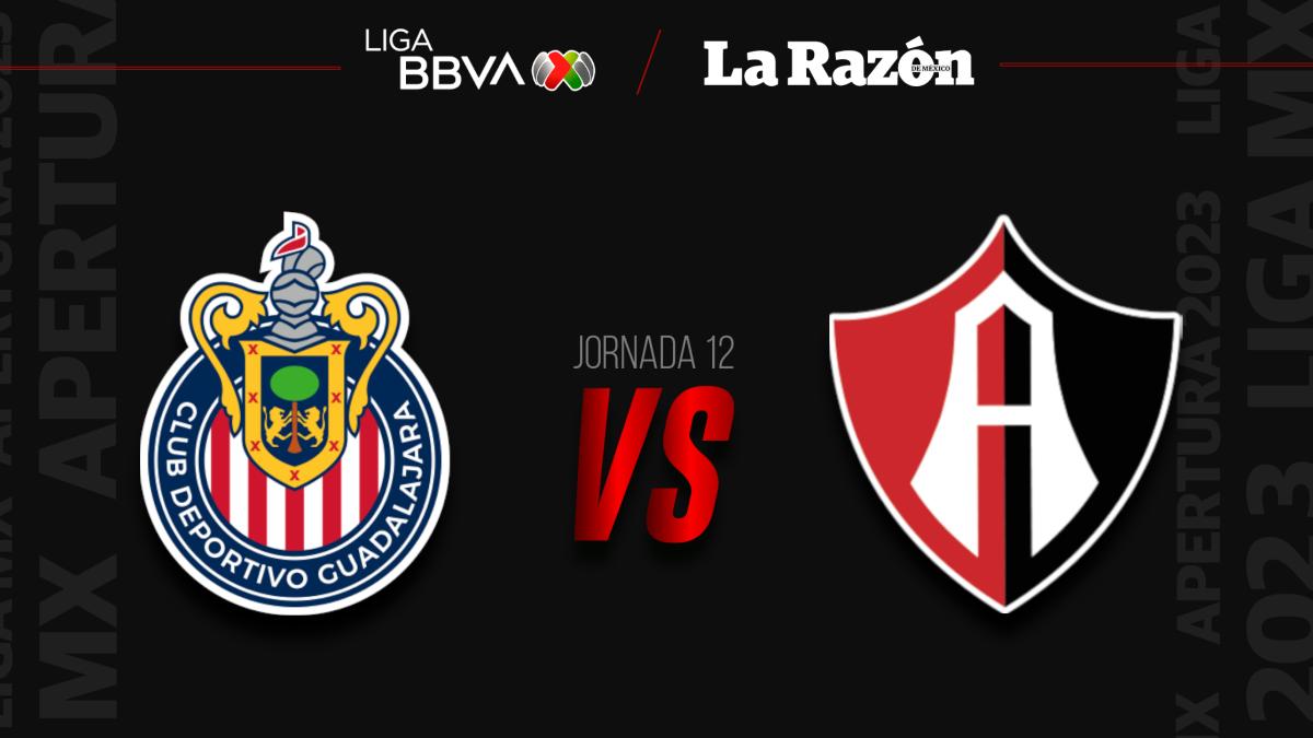 Chivas vs Atlas: Hora y en qué canal pasan EN VIVO el clásico tapatío, Jornada 12 del Apertura 2023