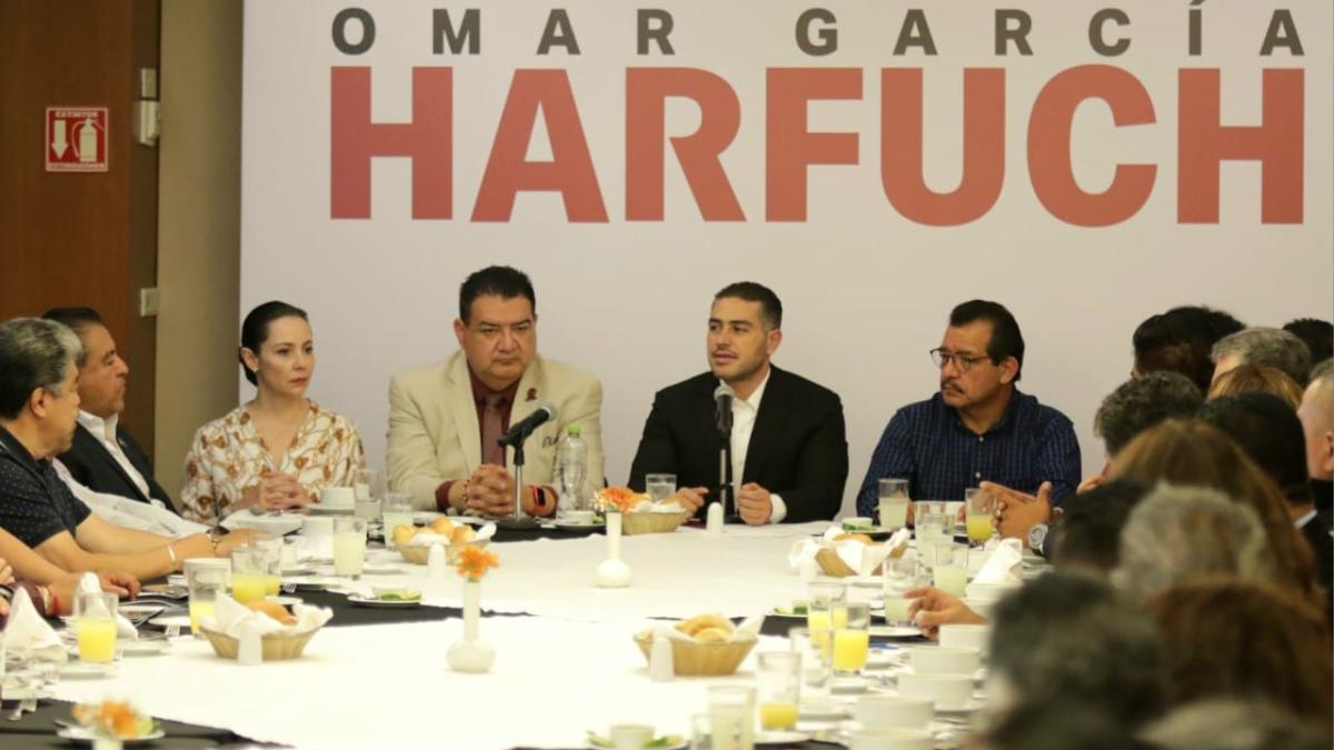 Líderes y representantes sindicales muestran su apoyo a Omar García Harfuch