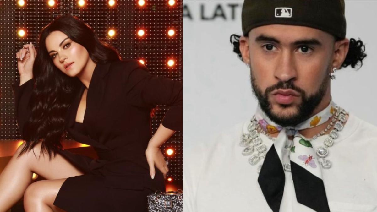 Bad Bunny rechaza beso de Maite Perroni en plena transmisión en vivo; internautas lo critican