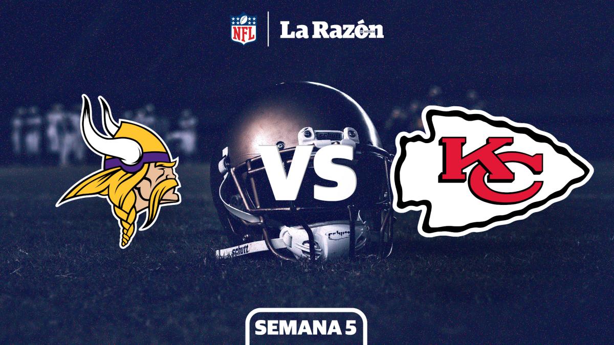 Minnesota Vikings vs Kansas City Chiefs: Horario y canal dónde ver EN VIVO el juego de Semana 5 NFL GRATIS