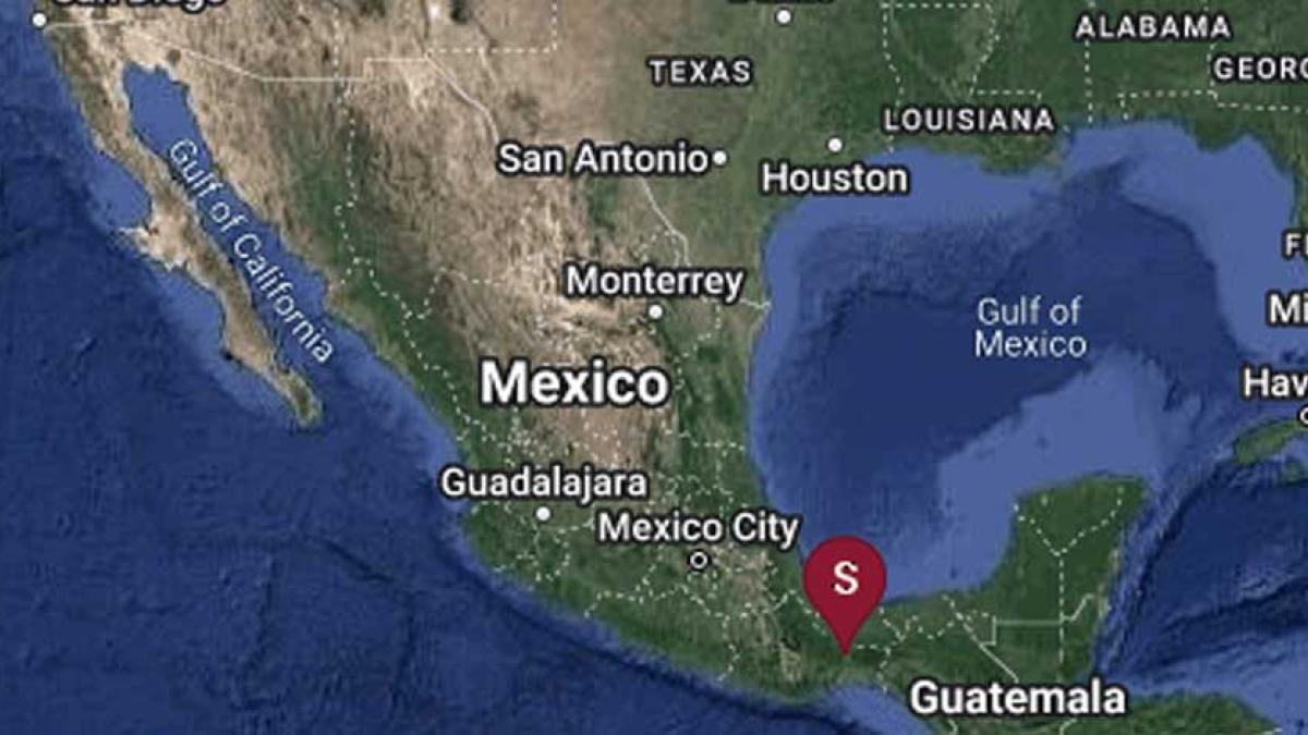 Se registra sismo magnitud preliminar 6.3 al noroeste de Matías Romero, Oaxaca