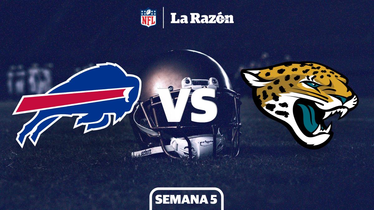 Buffalo Bills vs Jacksonville Jaguars | Horario y canal dónde ver EN VIVO el juego de Semana 5 GRATIS