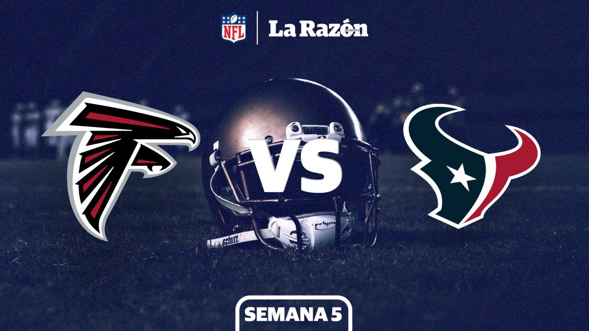 Atlanta Falcons vs Houston Texans | Horario y canal dónde ver EN VIVO el juego de Semana 5 GRATIS