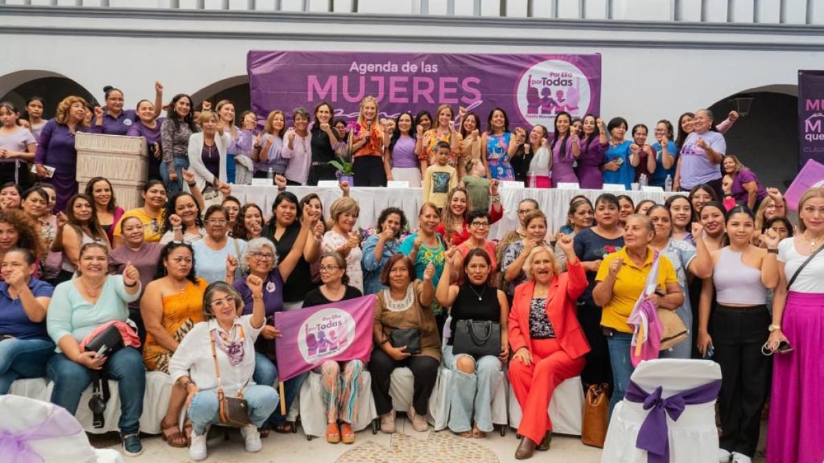 Mujeres de Morelos impulsan a Claudia Sheinbaum a la presidencia para 2024