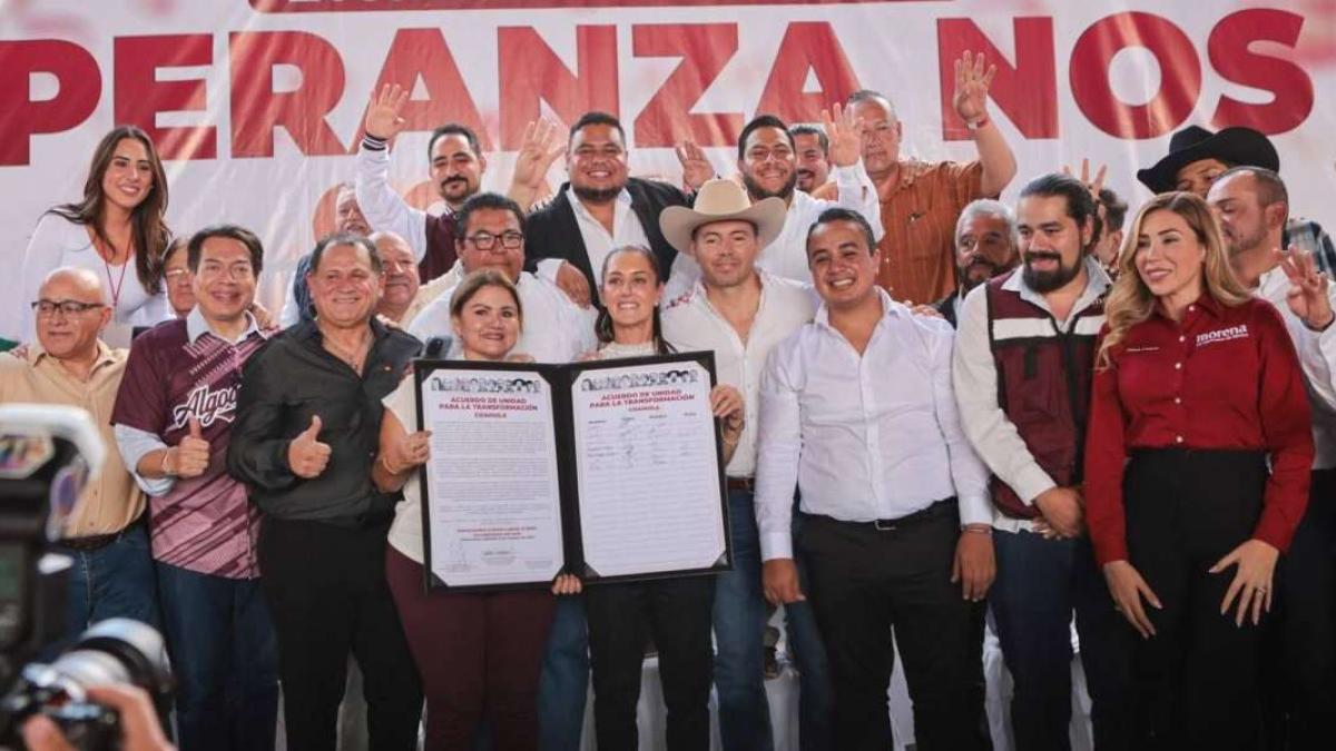 Desde Coahuila, Claudia Sheinbaum pide trabajar en equipo para la continuidad de la 4T