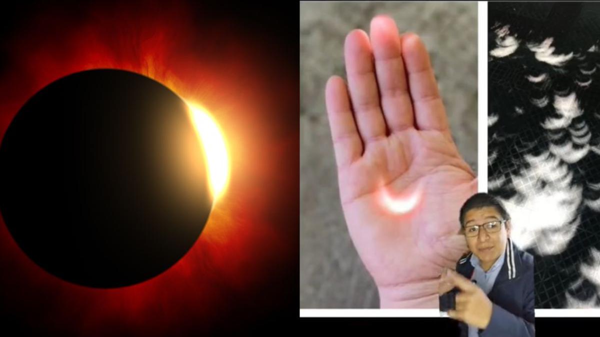 Eclipse solar 2023: ¿Cómo verlo sino tienes lentes y sin dañarte los ojos?