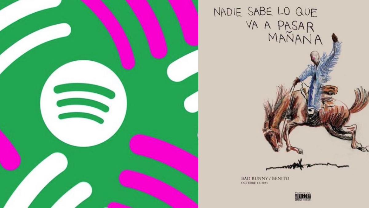 Se cae Spotify en pleno estreno del disco de Bad Bunny 'Nadie sabe lo que va a pasar mañana'