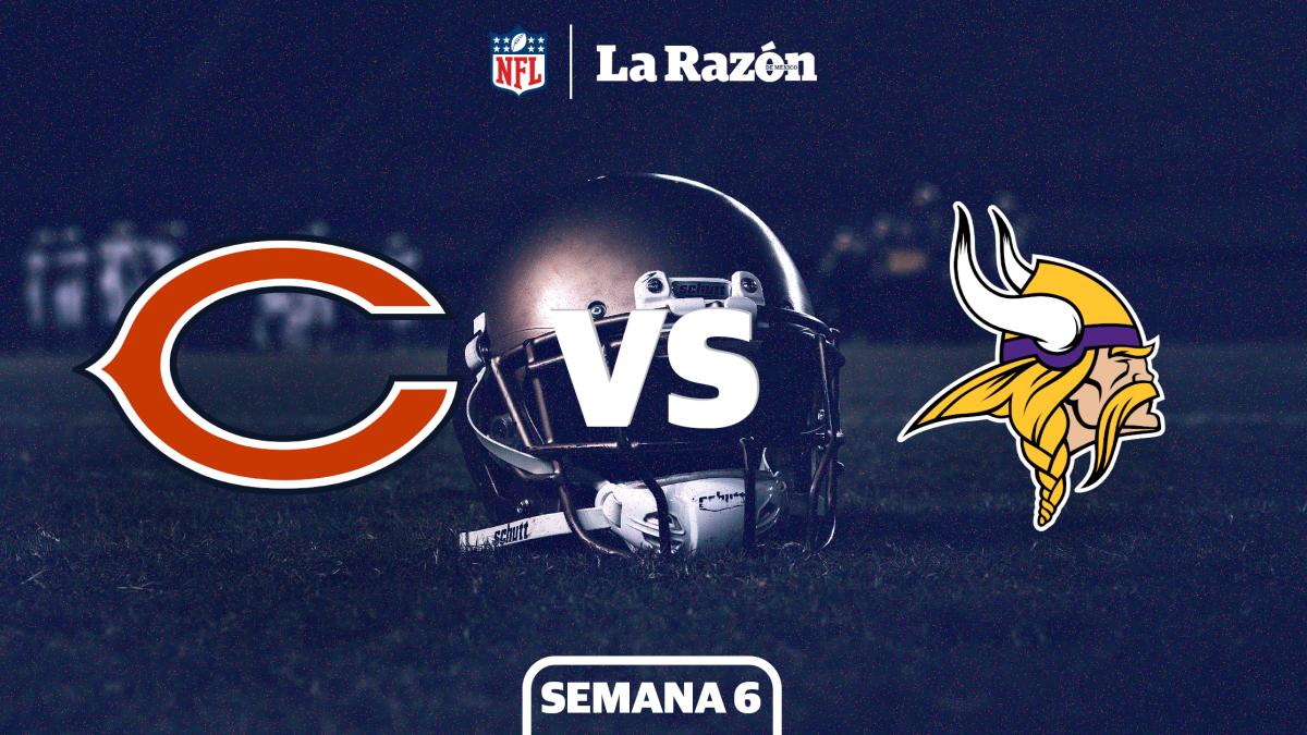 Chicago Bears vs Minnesota Vikings: Horario y canal dónde ver EN VIVO el juego de Semana 6 GRATIS