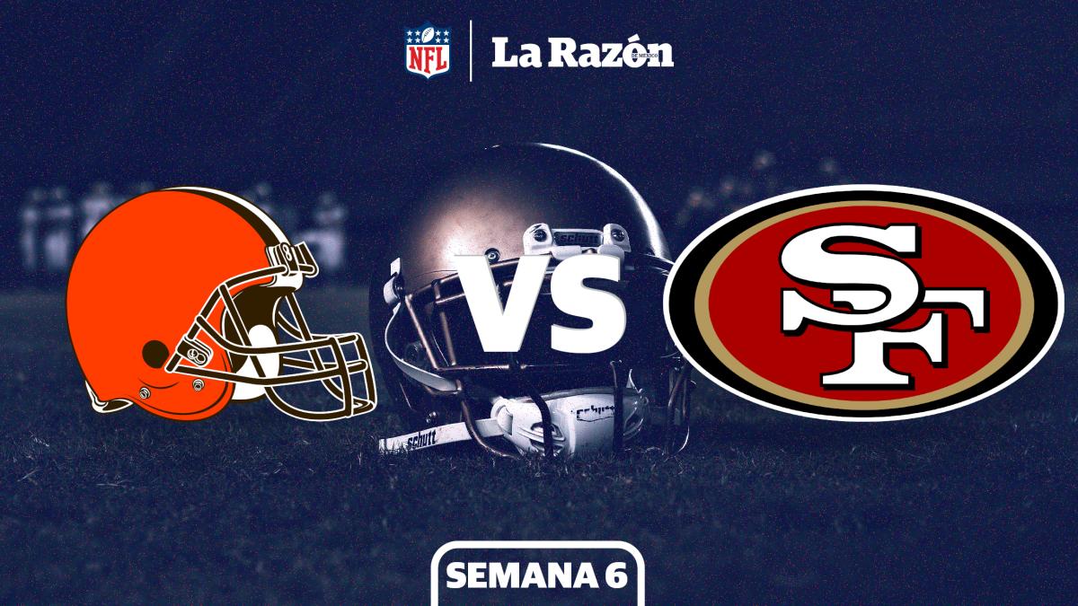 Cleveland Browns vs San Francisco 49ers: Horario y canal dónde ver EN VIVO el juego de Semana 6 GRATIS