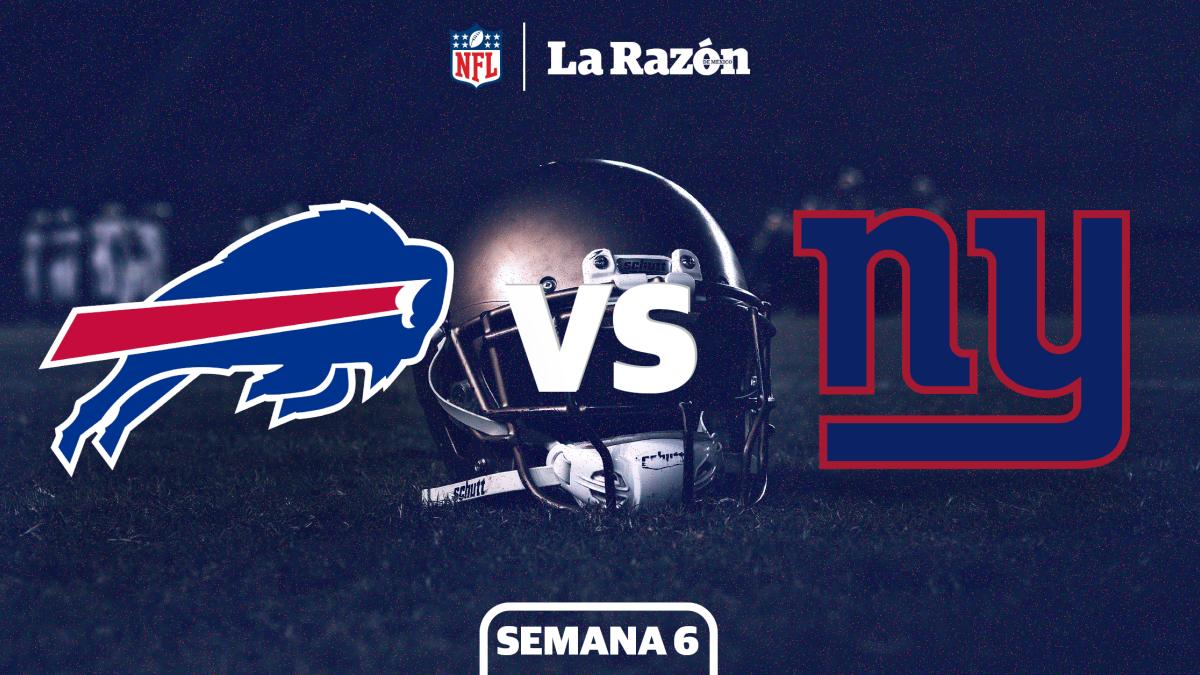 Buffalo Bills vs New York Giants: Horario y canal dónde ver EN VIVO el juego de Semana 6 de la NFL GRATIS