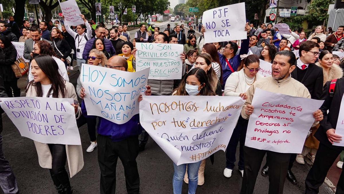 Trabajadores del Poder Judicial de la Federación anuncian paro nacional de labores