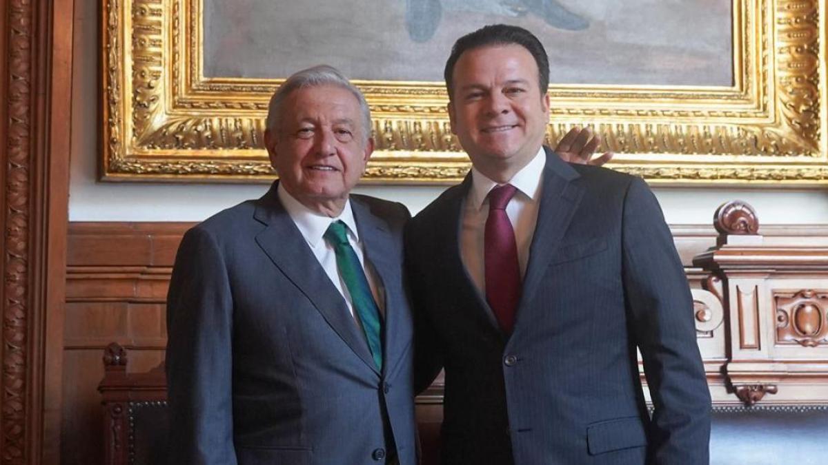 AMLO se reúne con Esteban Villegas en Palacio Nacional