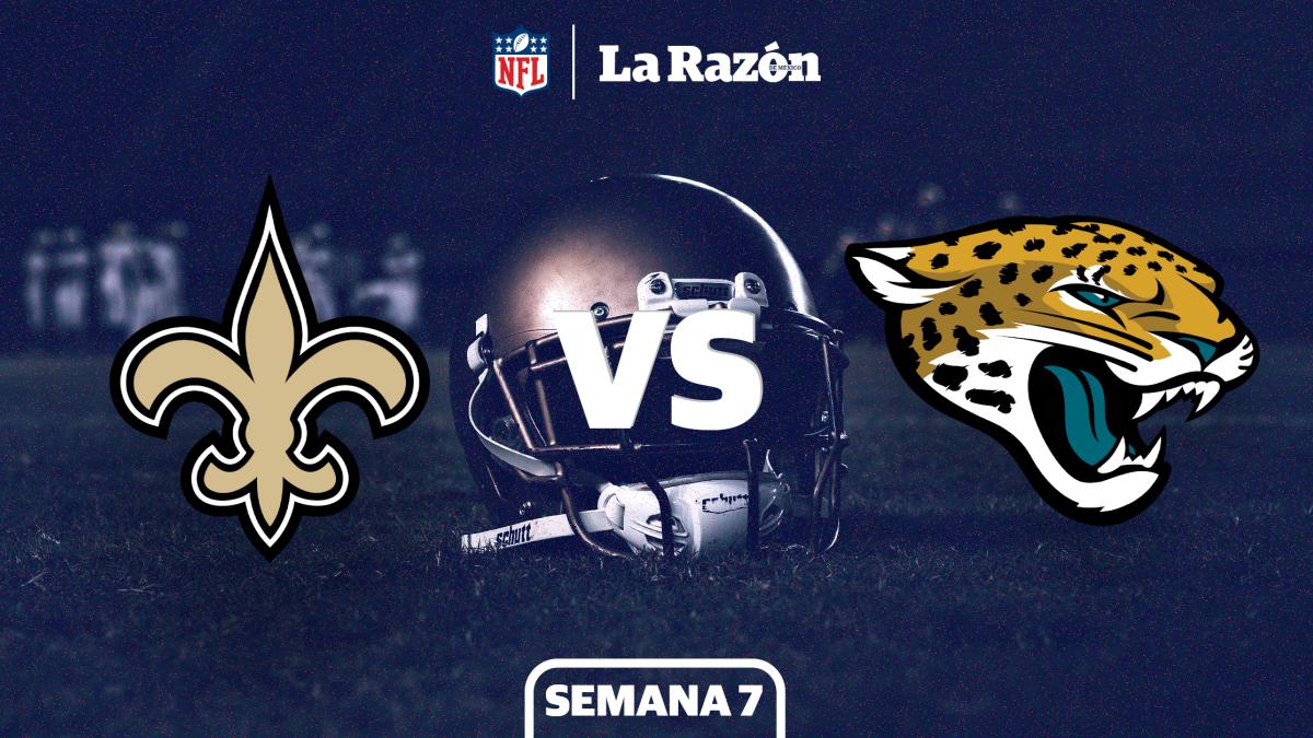 New Orleans Saints vs Jacksonville Jaguars: Dónde y a qué hora ver EN VIVO el juego de Semana 7 GRATIS