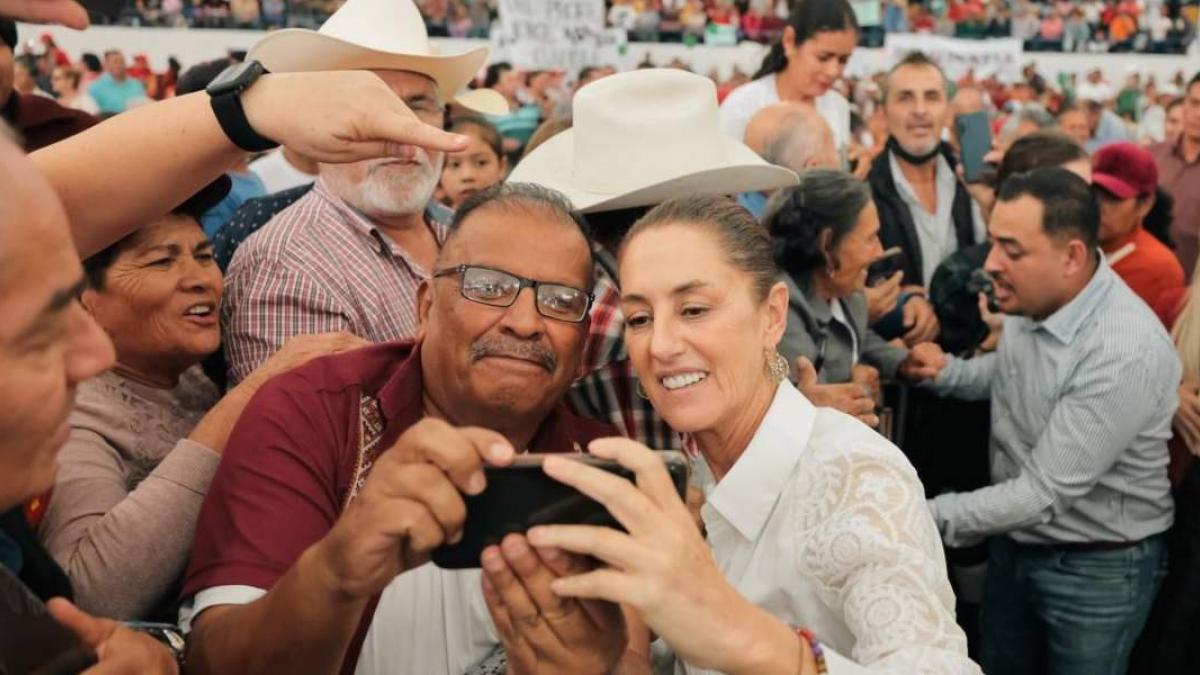 Si nos organizamos y caminamos en unidad, va llegar la Transformación a Aguascalientes: Claudia Sheinbaum