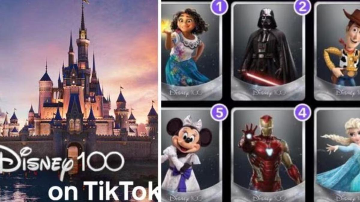 Cartas Disney 100 TikTok: cómo jugar, hacer el reto y cuántos personajes serán