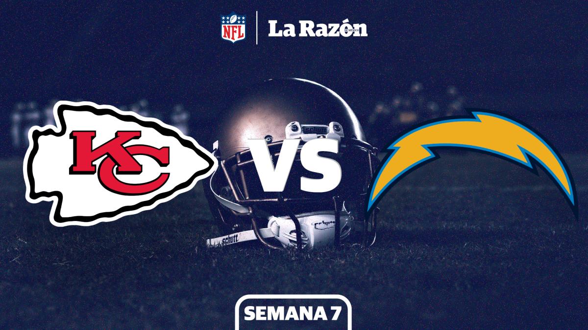 Kansas City Chiefs vs Los Angeles Chargers | Horario y canal dónde ver EN VIVO el juego de Semana 7 GRATIS