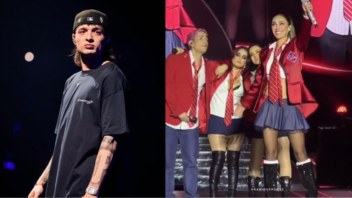 Peso Pluma se reúne con RBD y demuestra que es fan de Mía Colucci | FOTOS